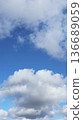 Blue sky with clouds 136689059