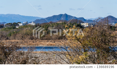 View of Inuyama Park along the Kiso River View of Inuyama Park along the Kiso River 136689196