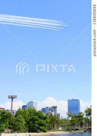 2025年大阪關西博覽會藍色衝擊波展覽飛行 2025年大阪關西博覽會藍色衝擊波展覽飛行 136689898