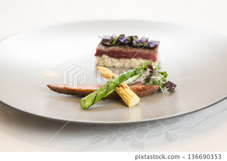 法國套餐主牛排 法國套餐主牛排 136690353