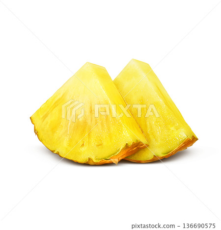 Pineapple illustration pineapple realistic 136690575