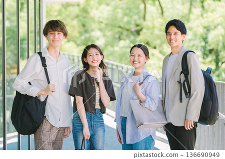 University student international student campus life University student international student campus life 136690949