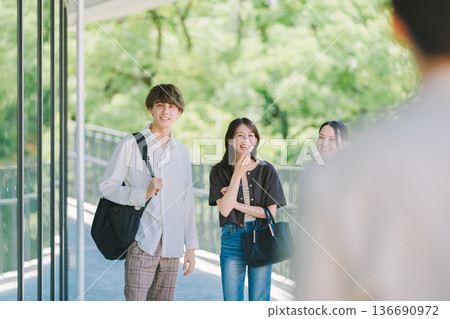 University student international student campus life University student international student campus life 136690972