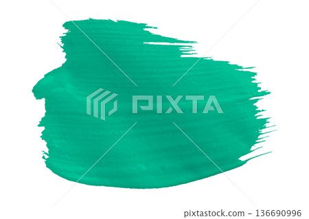 green brush isolated on transparent background green brush watercolor green brush isolated on transparent background green brush watercolor 136690996