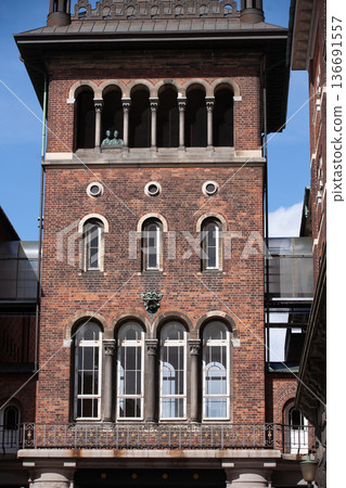 Carlsberg district in Frederiksberg in Denmark. 136691557