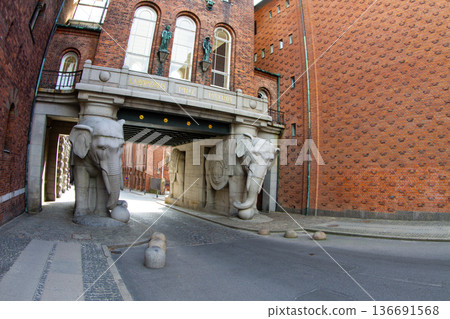 Carlsberg district in Frederiksberg in Denmark. Carlsberg district in Frederiksberg in Denmark. 136691568