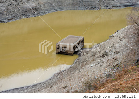 Former Okawa Village Office at Saematsuura Dam 136692131