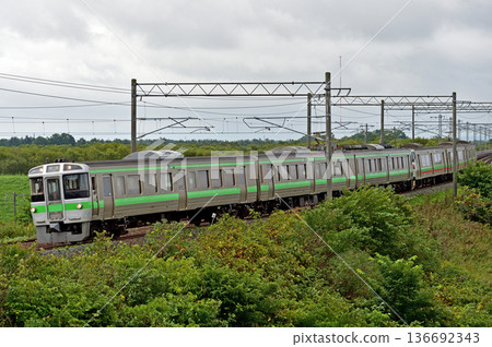 Hakodate Main Line, Ebetsu-Toyohoro, JR Hokkaido, 721 series, F-12 train (Sapporo) Hakodate Main Line, Ebetsu-Toyohoro, JR Hokkaido, 721 series, F-12 train (Sapporo) 136692343