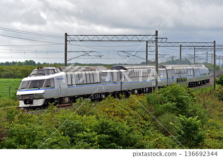 Hakodate Main Line, Ebetsu-Toyohoro, JR Hokkaido, Kiha 183 series 5200 (Naebo), Crystal Express Hakodate Main Line, Ebetsu-Toyohoro, JR Hokkaido, Kiha 183 series 5200 (Naebo), Crystal Express 136692344