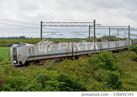 Hakodate Main Line, Ebetsu-Toyohoro, JR Hokkaido, 789 Series 1000 Series, HL-1003 (Sapporo), Super Kamui 136692345