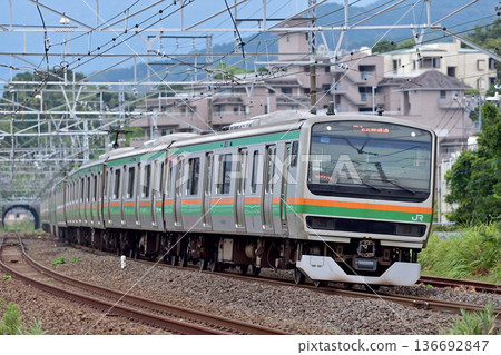 東海道本線曼祖魯JR東E231系列1000系列U535編隊(小山) 東海道本線曼祖魯JR東E231系列1000系列U535編隊(小山) 136692847