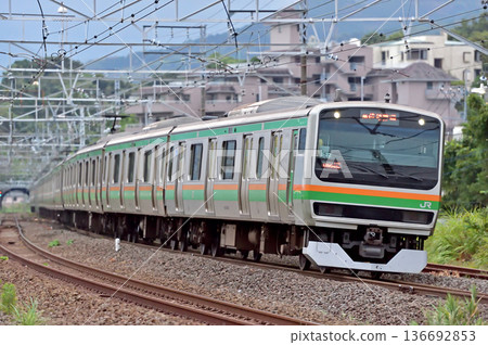 東海道本線萬鶴JR東E231系列1000系列S-22編隊（國分） 136692853