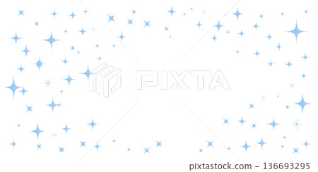 Blue sparkling background illustration starry sky 136693295