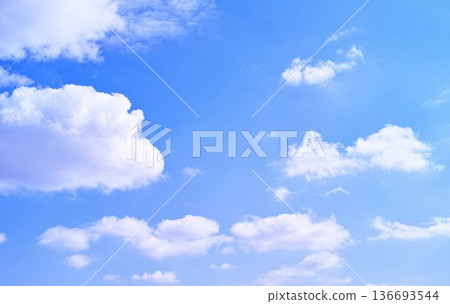 Blue sky and cloud image Blue sky and cloud image 136693544