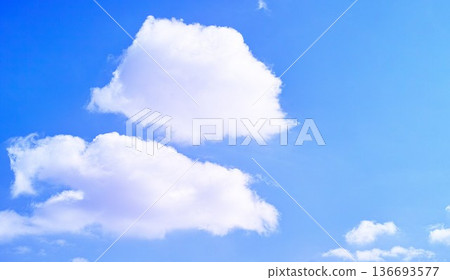 Blue sky and cloud image Blue sky and cloud image 136693577