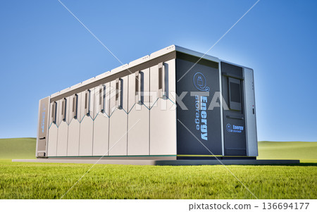 Energy storage system or battery container unit 136694177