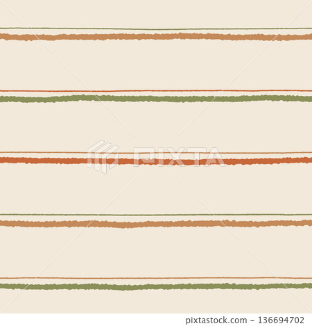 Minimal Hand Drawn Horizontal Stripe Pattern In Warm Rustic Palette For Branding Minimal Hand Drawn Horizontal Stripe Pattern In Warm Rustic Palette For Branding 136694702