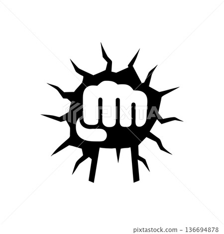 Breaking Through The Barrier Icon Breaking Through The Barrier Icon 136694878
