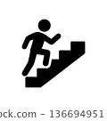 Steady Climb To Success Icon 136694951