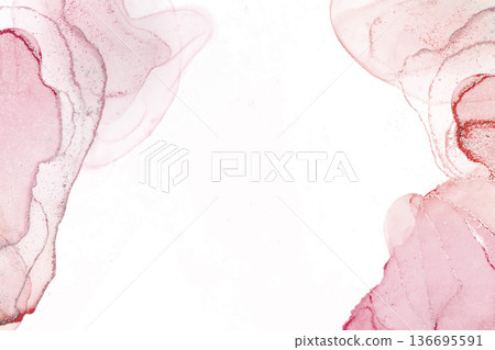 Watercolor style frame Watercolor style frame 136695591