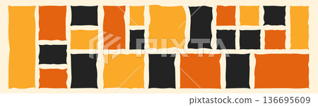 Cute simple shapes. 136695609