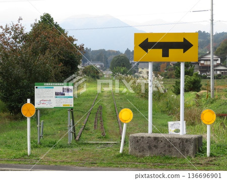 鐵路景觀：日本國鐵倉吉線廢棄舊址，鳥取縣 136696901