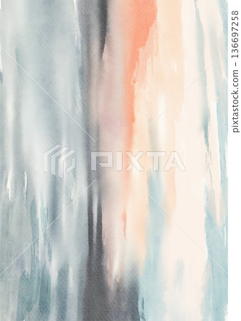 Abstract watercolor misty pastel background vector Abstract watercolor misty pastel background vector 136697258