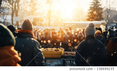 Sharing Warmth in the Midst of Cold Streets 136699235
