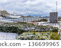 A rare gift of snow at Kobe Port and Meriken Park in Kobe's Chuo Ward A rare gift of snow at Kobe Port and Meriken Park in Kobe's Chuo Ward 136699965