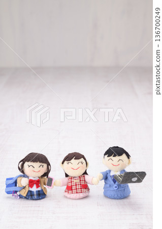 Family of three dolls Family of three dolls 136700249