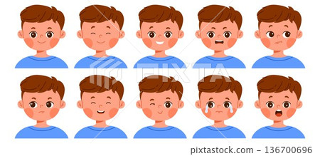 boy, kid, facial 136700696