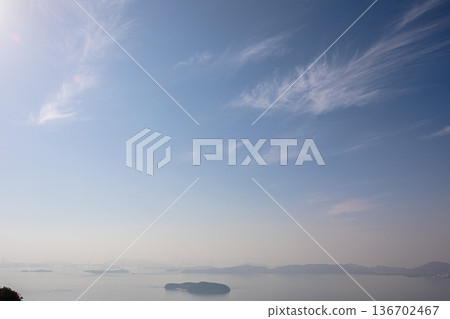 The vast sky watching over the Seto Inland Sea in winter The vast sky watching over the Seto Inland Sea in winter 136702467