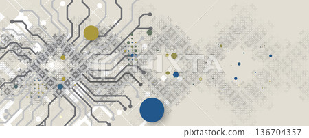 Ukrainian moderm technology background for science and business theme Ukrainian moderm technology background for science and business theme 136704357