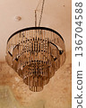 Heavy volumetric crystal chandelier. Palace interiors, Luxury 136704588