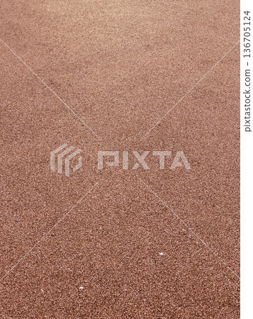 Athlete running track forward as motivation and inspiration 136705124