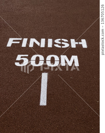 Athlete running track forward as motivation and inspiration Athlete running track forward as motivation and inspiration 136705126