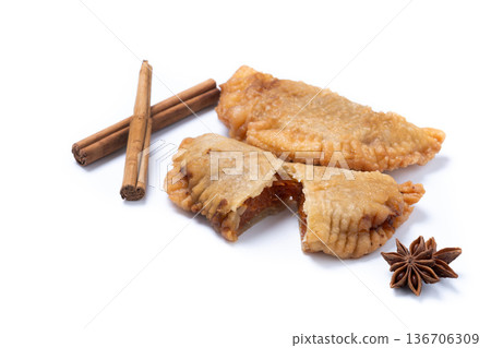 Homemade sweet pumpkin empanadillas Homemade sweet pumpkin empanadillas 136706309