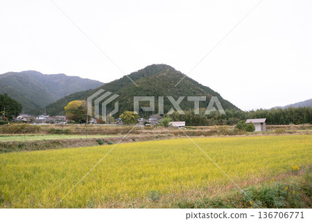 京都大原的懷舊鄉村景色 京都大原的懷舊鄉村景色 136706771