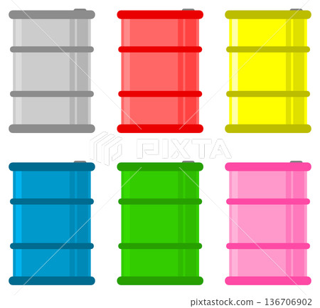 用於儲存和堆放工業燃料或油的油桶示意圖 用於儲存和堆放工業燃料或油的油桶示意圖 136706902