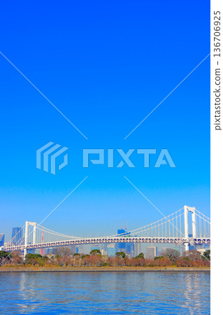 東京都港區彩虹橋風景 136706925