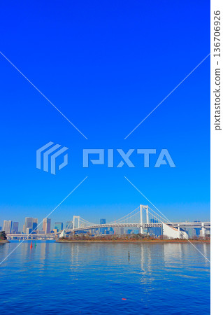 東京都港區彩虹橋風景 東京都港區彩虹橋風景 136706926
