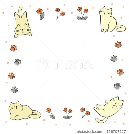 Scandinavian-style cat frame Scandinavian-style cat frame 136707227