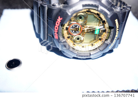Battery-powered wristwatch Battery-powered wristwatch 136707741