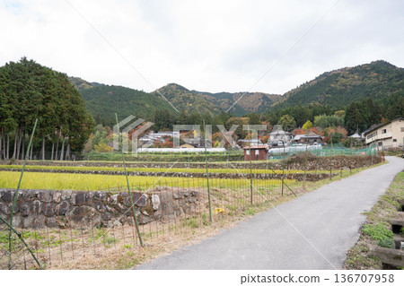 Nostalgic rural scenery in Ohara, Kyoto Nostalgic rural scenery in Ohara, Kyoto 136707958
