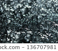 Sparkling ice texture with bright highlights and blur unique design 136707981