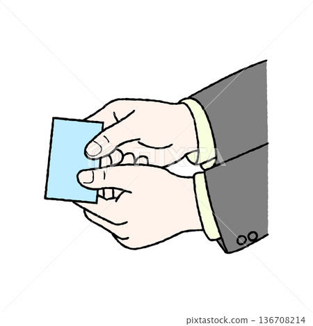 名片交換名片 136708214