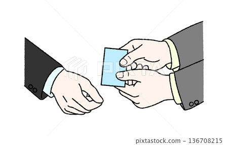 名片交換名片 136708215