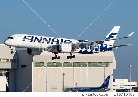 FINN AIR A350-900 Narita Airport 136710495