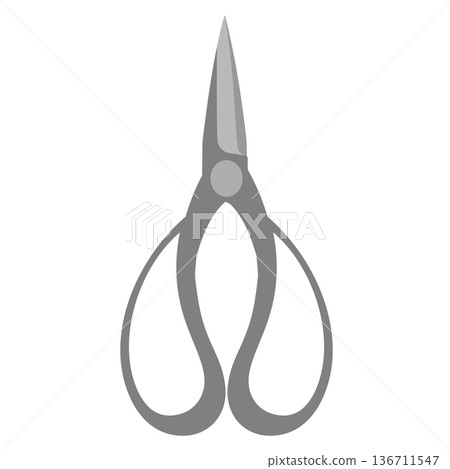 傳統日式盆景剪刀示意圖 136711547