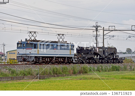 東北幹線、栗橋東鷲宮、JR貨運EF65-2063（新鶴見）+志木800B2 136711923
